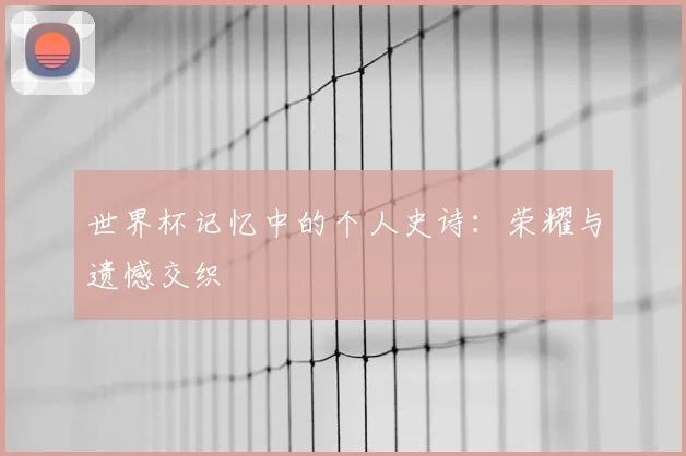 世界杯记忆中的个人史诗：荣耀与遗憾交织